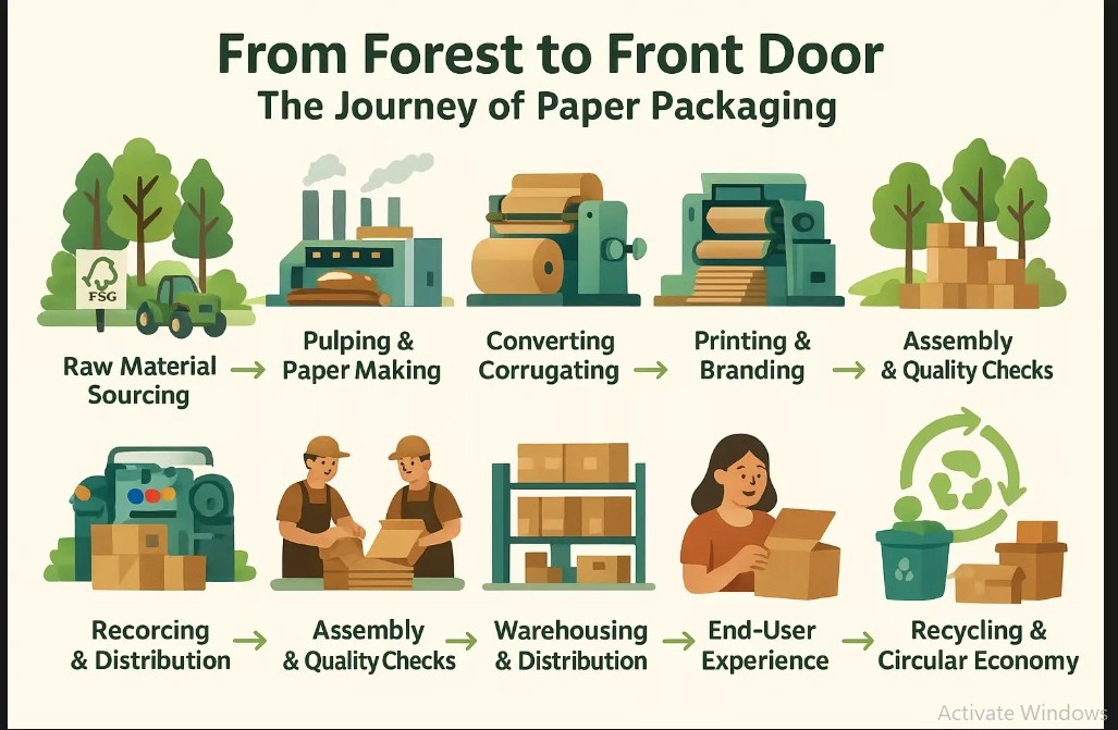 From Forest to Front Door: The Journey of Paper Packaging